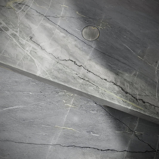 Levitare Amazon Blue Marble Ultra Thin Wall Mounted Basin 1000mm