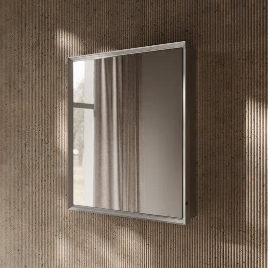 Aero Recessed LED Mirror Cabinet 600mm