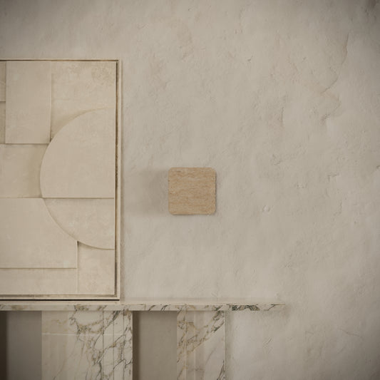 Albora Travertine Wall Sconce Light 150mm