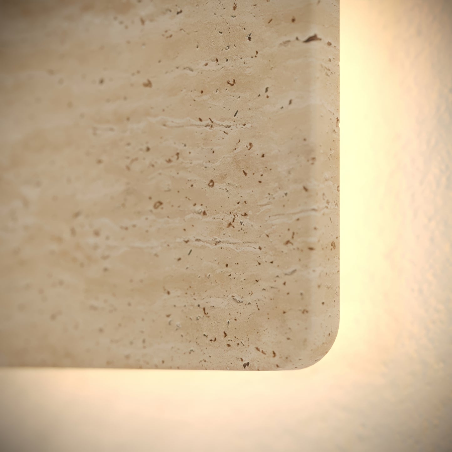 Albora Travertine Wall Sconce Light 150mm