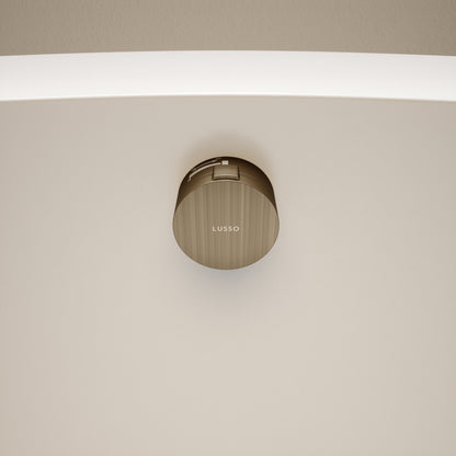 Aquaflow Brushed Bronze Overflow Bath Filler Tap with Overflow & Waste