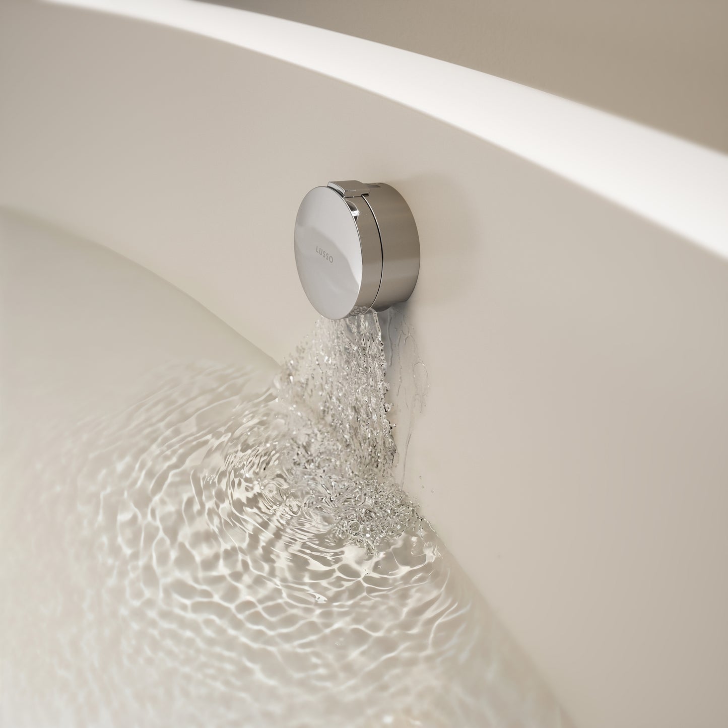 Aquaflow Chrome Overflow Bath Filler Tap & Waste