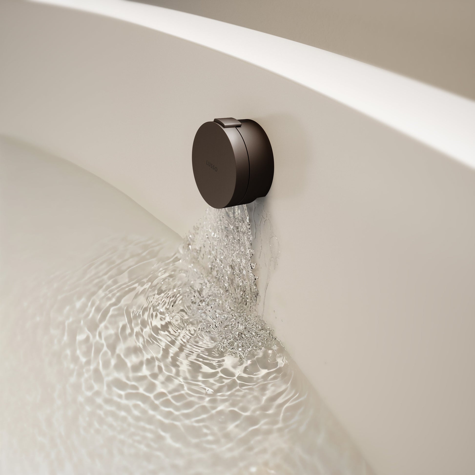 Aquaflow Deep Bronze Overflow Bath Filler Tap with Overflow & Waste