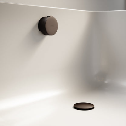 Aquaflow Deep Bronze Overflow Bath Filler Tap with Overflow & Waste