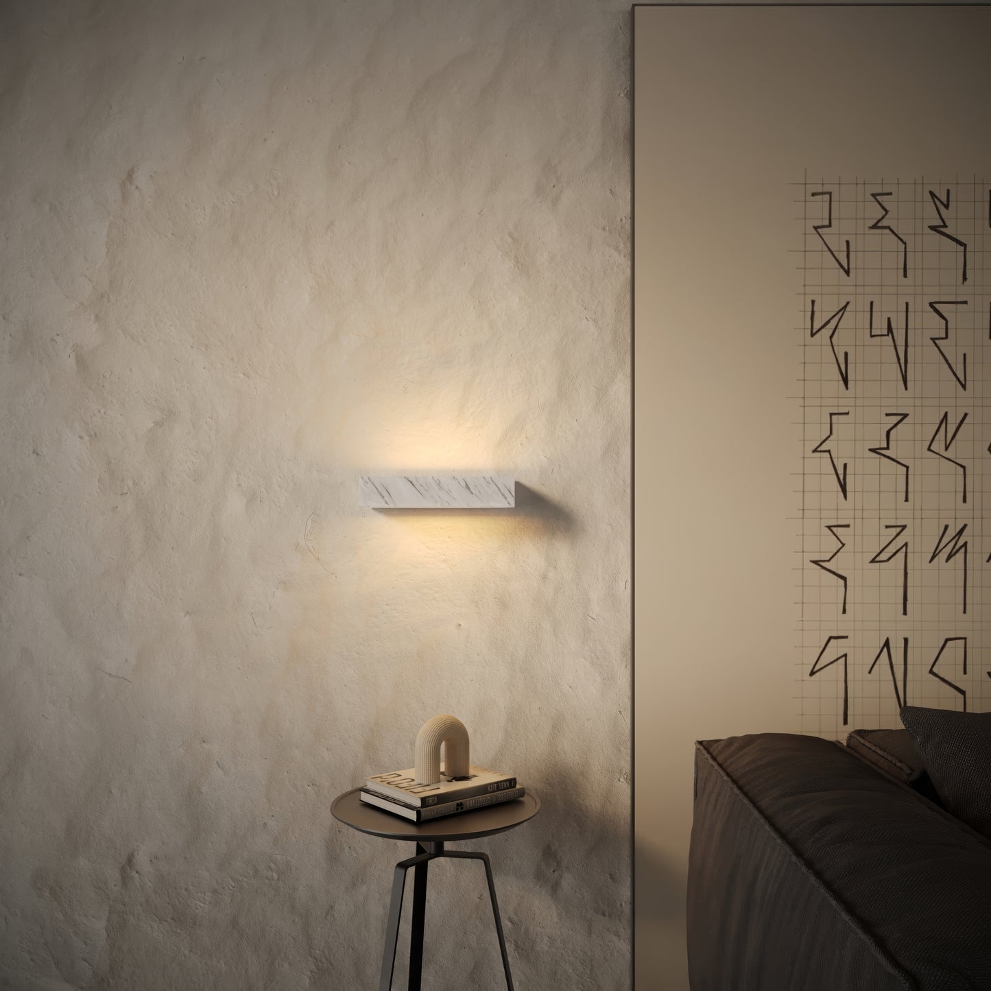 Arioso Volakas Wall Sconce Light 320mm