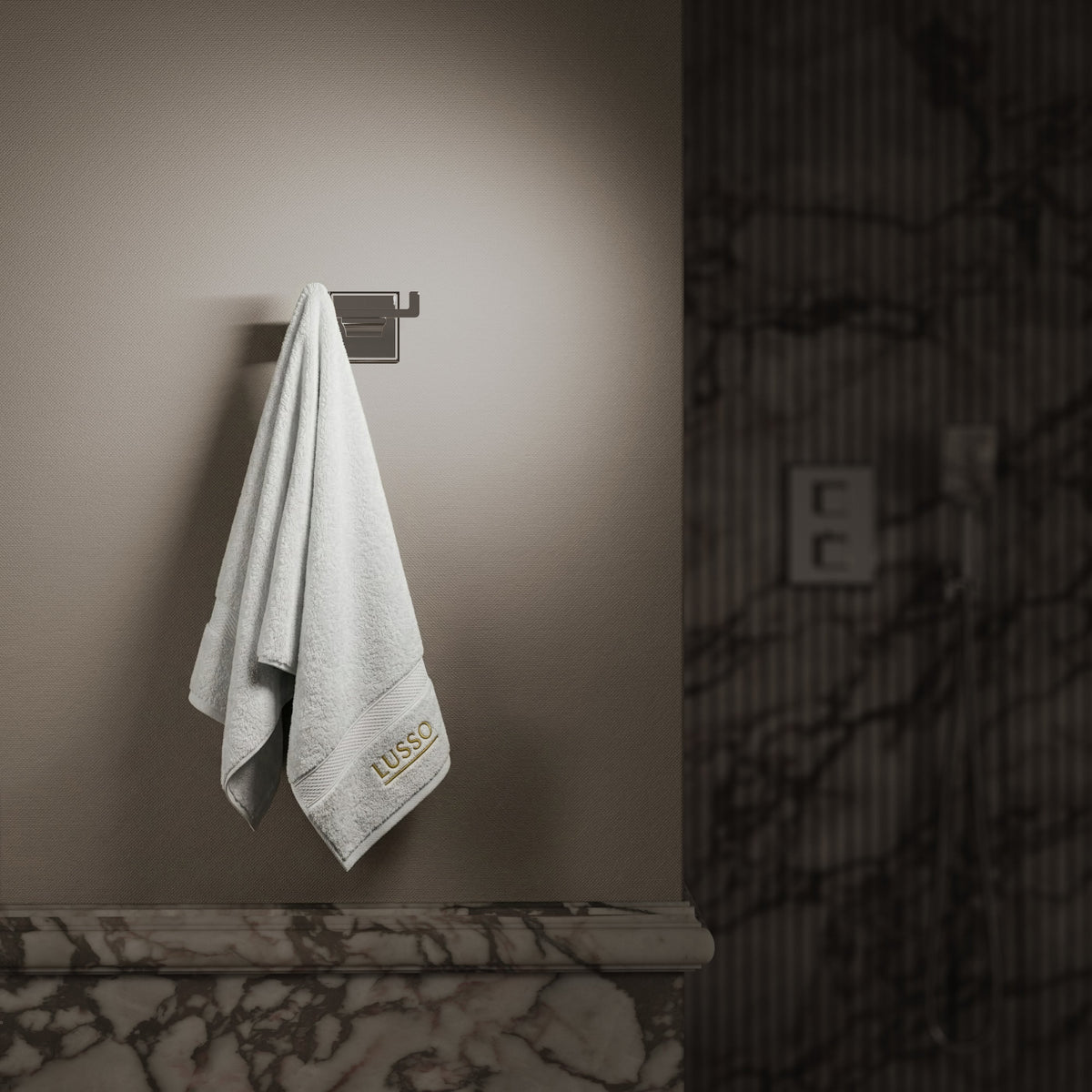 Baroque Chrome Double Robe Hook