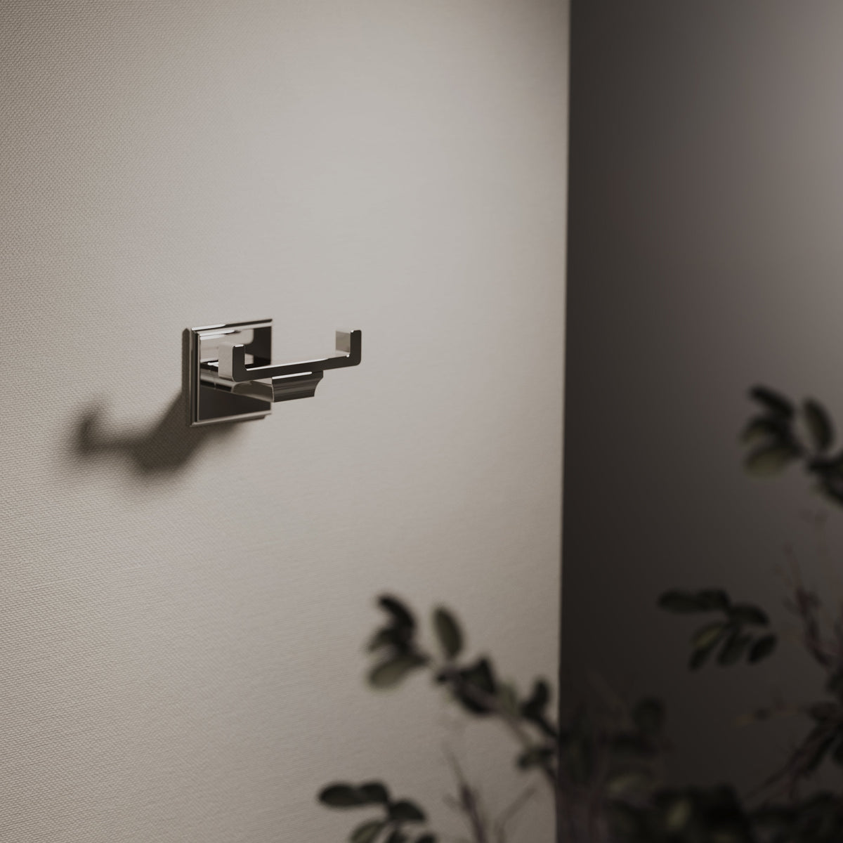 Baroque Chrome Double Robe Hook