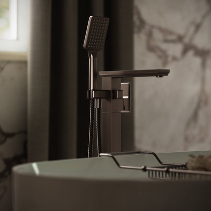 Baroque Deep Bronze Floorstanding Bath Shower Mixer Tap