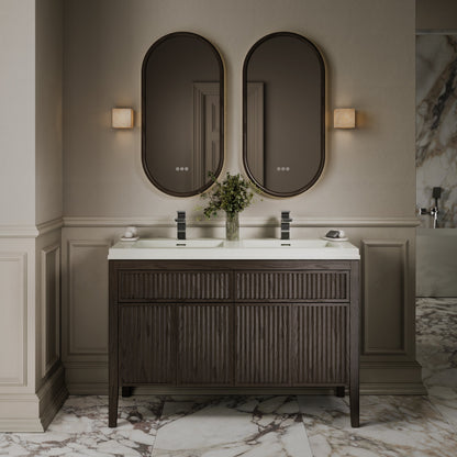 Baroque Chrome Monobloc Basin Mixer Tap