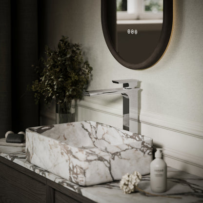 Baroque Chrome Monobloc Tall Basin Mixer Tap