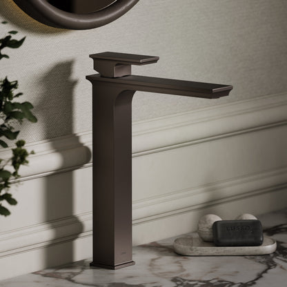 Baroque Deep Bronze Monobloc Tall Basin Mixer Tap