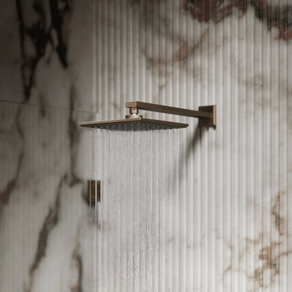 Baroque Brushed Bronze Thermostatic Shower with Handheld Shower