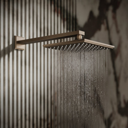 Baroque Brushed Bronze Thermostatic Shower with Handheld Shower