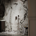 Baroque Deep Bronze Thermostatic Shower with Handheld Shower