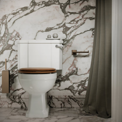 Baroque Brushed Bronze Toilet Roll Holder