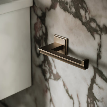 Baroque Brushed Bronze Toilet Roll Holder