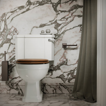 Baroque Deep Bronze Toilet Roll Holder