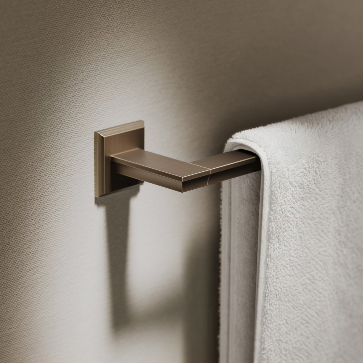 Baroque Brushed Bronze Towel Bar Rail 523mm