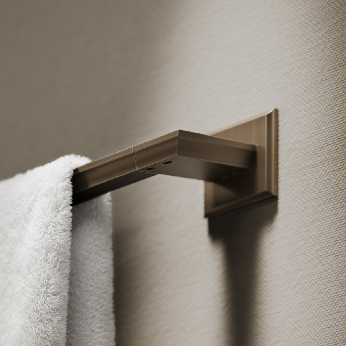 Baroque Brushed Bronze Towel Bar Rail 523mm