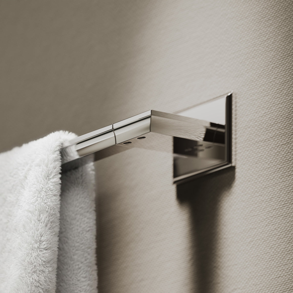 Baroque Chrome Towel Bar Rail 523mm