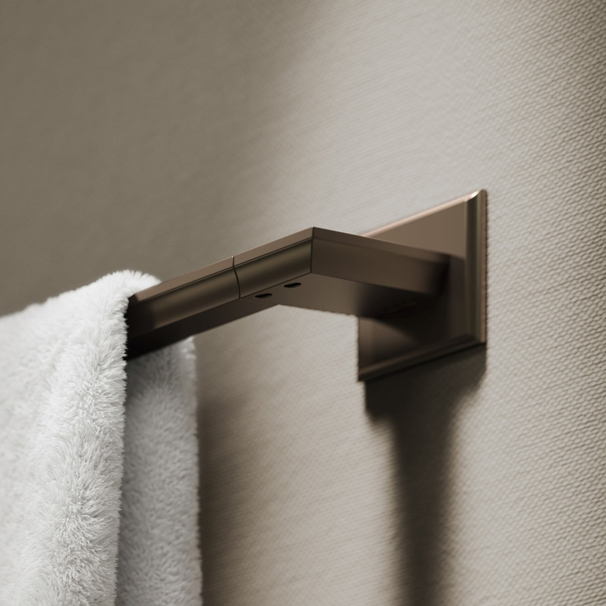 Baroque Deep Bronze Towel Bar Rail 523mm