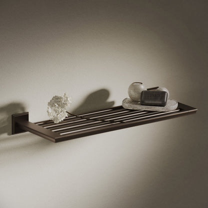 Baroque Deep Bronze Towel Shelf