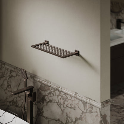 Baroque Deep Bronze Towel Shelf