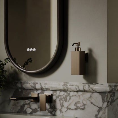 Baroque Brushed Bronze Wall Mounted Soap Dispenser