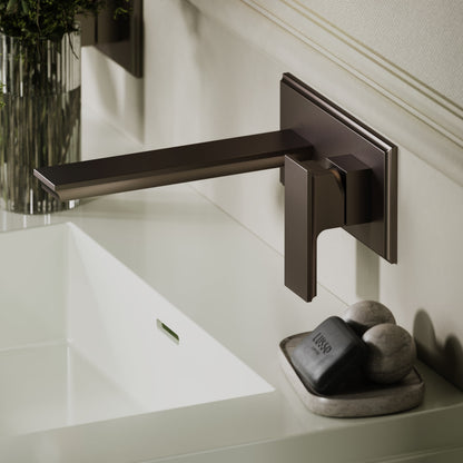 Baroque Deep Bronze Wall Mounted Basin Mixer Tap