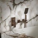 Baroque Brushed Bronze Wall Mounted Bath Shower Mixer Tap