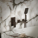 Baroque Deep Bronze Wall Mounted Bath Shower Mixer Tap