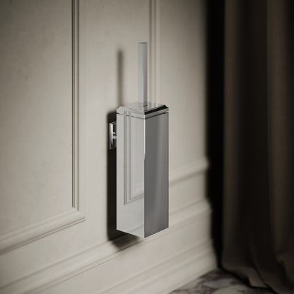 Baroque Chrome Wall Mounted Toilet Brush