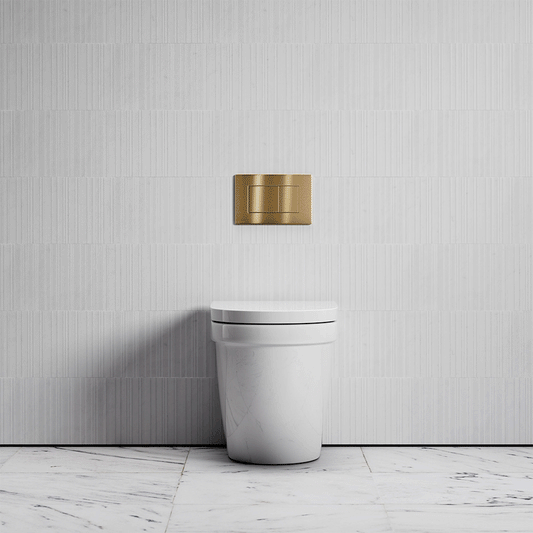 Berkeley Traditional Back to Wall Rimless Toilet with Concealed Cistern and Rectangle Flush Plate