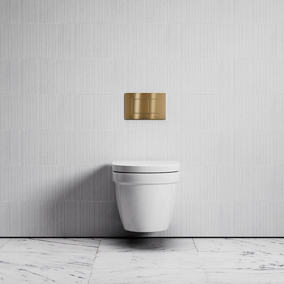 Berkeley Traditional Wall Hung Rimless Toilet with Concealed Cistern and Rectangle Flush Plate