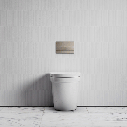 Berkeley Traditional Back to Wall Rimless Toilet with Concealed Cistern and Square Flush Plate