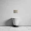 Berkeley Traditional Wall Hung Rimless Toilet with Concealed Cistern Frame and Round Flush Plate