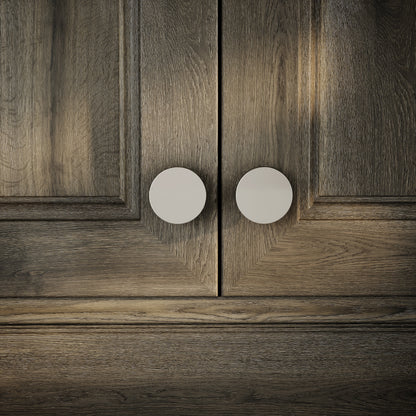 Chester Polished Nickel Hammered Cabinet Door Knob