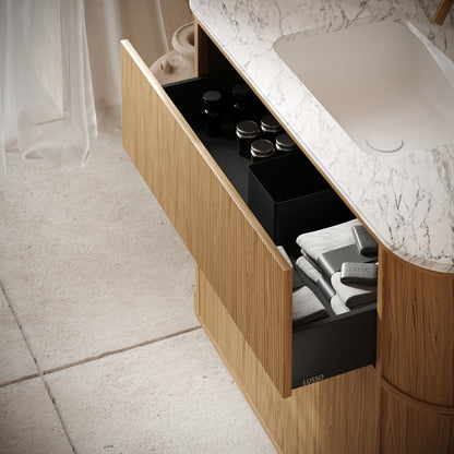 Cheval Natural Oak Floorstanding Vanity Unit with Basin 1200mm