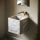 Cino Carrara Marble Wall Hung Basin 400mm