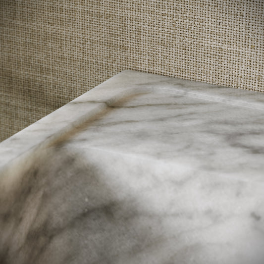 Cino Carrara Marble Wall Hung Basin 400mm