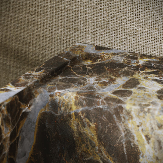 Cino Dark Emperador Marble Wall Hung Basin 400mm