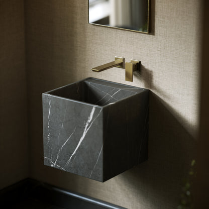 Cino Pietra Grey Marble Wall Hung Basin 400mm