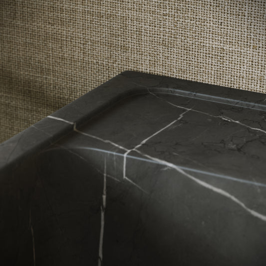 Cino Pietra Grey Marble Wall Hung Basin 400mm