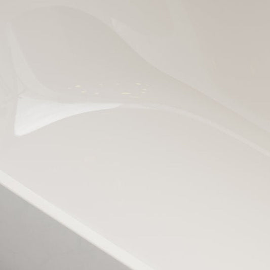 Polished White Stone Sample