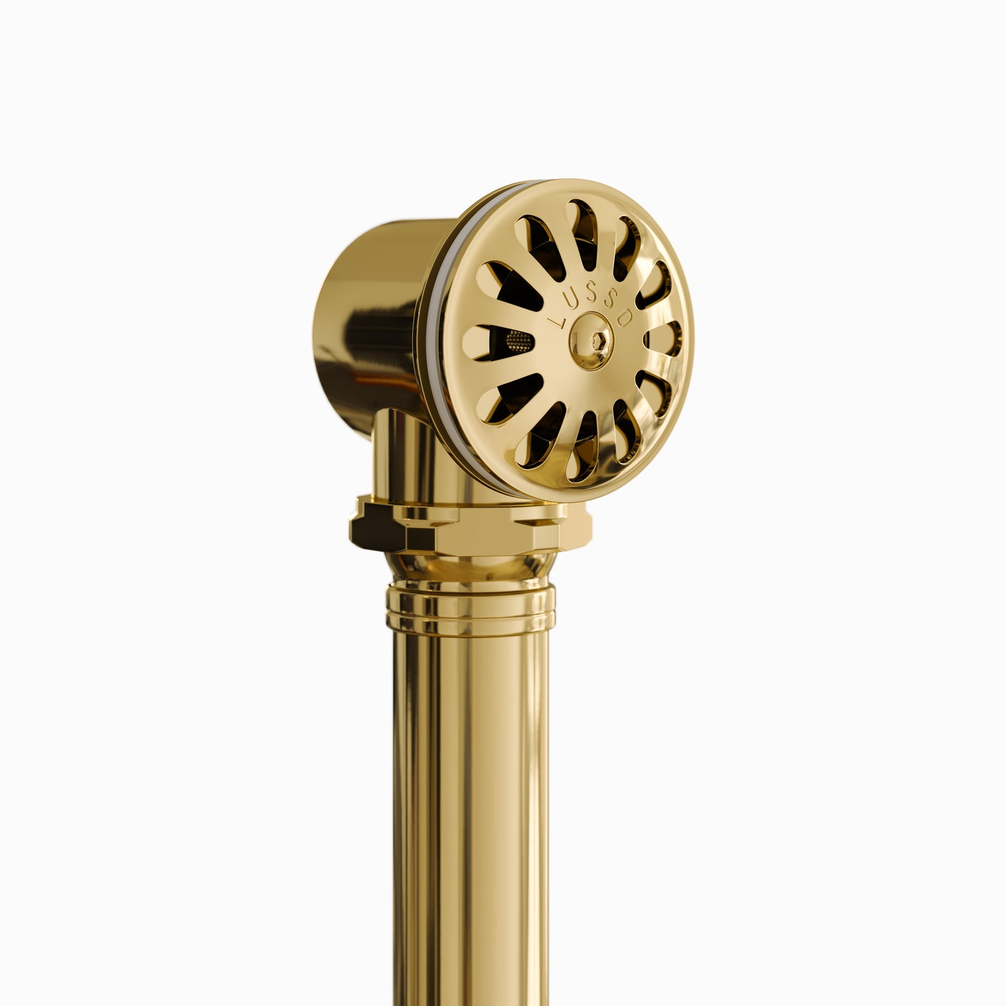 Deco Polished Brass Universal Exposed Bath Overflow Waste Kit