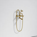 Eton Polished Brass Wall Mounted Bath Shower Tap