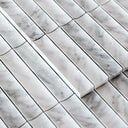 Genova Concave Travertine Stone Mosaic Tile Sample