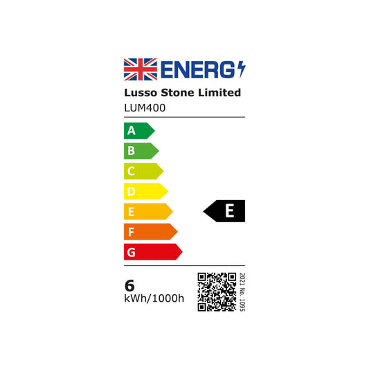 Luminosa Alabaster LED Pendant Light Brushed Gold 400mm