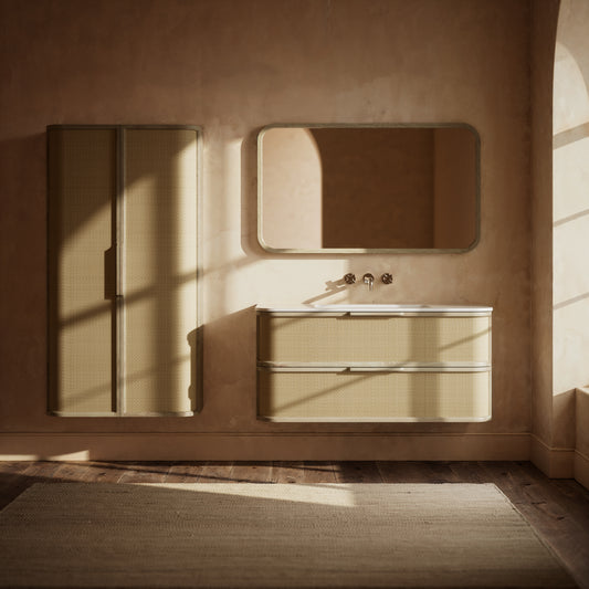La Maison White Oak Backlit LED & Demister Mirror 1200mm