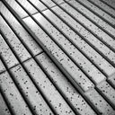 Linear Ash Cloud Grey Glazed Porcelain Mosaic Tile Sample